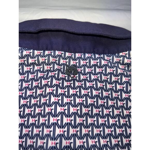 Greyson Polo Shirt Mens Size XL Multicolored Geometric Pattern Embroidered Logo - Picture 16 of 16